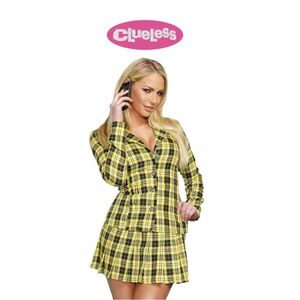 Totally Clueless Cher Inspired Costume 2-Piece Set – Size L